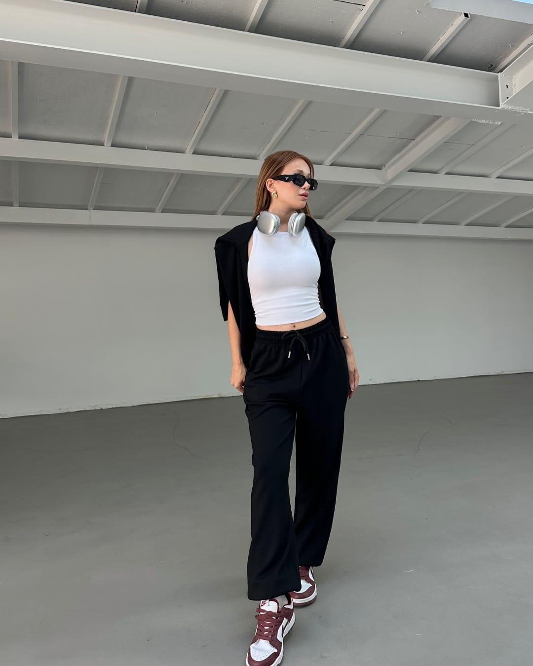 4466 Soft Touch Paça Lastikli Eşofman Altı